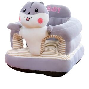 Cute Gray and White Baby Seat